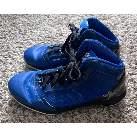 Under Armour Boys Sneakers Shoes Blue Youth Size 7Y - Picture 2 of 7